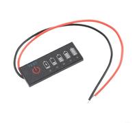 Batterie-Ladezustandsanzeige 5S 18,5V-21V Mit LED-Spannungsdisplay Für Lithium-Ionen & Für Lifepo4 Akkus, Kapazitätsprüfer Mit 4-Stufen-Anzeige Und Rückpolschutz