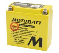 BATTERIE MOTOBATT MBT14B4 VORLADEN YAMAHA FZS FAZER 1000 2004 2005