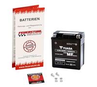 Batterie passend für Honda FES 125 Pantheon, 2003-2007 (JF12), wartungsfrei | AGM, einbaufertig, startklar, auslaufsicher, Erstausrüsterqualität von Yuasa, inkl. 7,50€ Batteriepfand