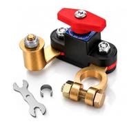 Batterie Schalter 12V 24V, Batterieschalter 12V Trennschalter aus Reinem Kupfer, Batterie Hauptschalter 12 Volt, Autobatterie Trennschalter, Batterietrennschalter für Auto, LKW, Boot und Wohnmobil