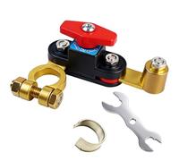 Batterie Trennschalter 12-24 V, Autobatterie Trennschalter Einstellbar Not-Aus-Schalter für Autobatterien, Intelligenter Autobatterie für Boote, Wohnmobile, Autos, LKWs