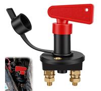 Batterie Trennschalter 12V/24V, 2 Polig Batterie Hauptschalter Wasserdicht | Ein-/Aus-Schalter Auto Batterie Trennschalter, Kupfer Batterietrennschalter Kill Switch für Motorrad, Marine, Boat, Caravan