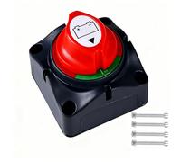 Batterie Trennschalter 12V 24V 48V, 275A Auto Batterietrennschalter | Batterieschalter 12V Trennschalter für Boot LKW Jacht Motorrad Caravan Auto KFZ UTV-Fahrzeug