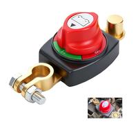 Batterie Trennschalter 12V 24V 48V mit erhöhten Batteriepolen - Batteriehauptschalter, Batterietrennschalter, Autobatterie Trennschalter & Wasserdichter Batterieschalter für Auto LKW Motorrad Yacht
