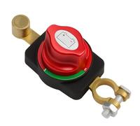 Batterie Trennschalter 12V-48V, ON/OFF Batterietrennschalter Auto | Autobatterie Trennschalter Wasserdicht, Hauptschalter 12 volt, Messingkontakten, ABS Gehäuse, für Motorrad LKW Boot Marine