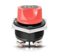 Batterie Trennschalter 12V Batterie Hauptschalter 12V 24V 32V 48V 300A, batterie-Schalter Wasserdicht, für Boot, Motorrad, Yacht, Auto, RV, ATV UTV Fahrzeug