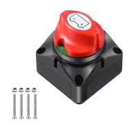 Batterie Trennschalter 12V, Batterie Hauptschalter 12V/24V/48V 275A, Batterie-Schalter 12V, wasserdicht, für Boot, Motorrad, Yacht, Auto, RV