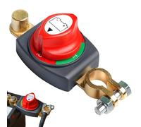 Batterie Trennschalter, 12V Batterieschalter, Batterietrennschalter, Batteriehauptschalter, Akku Power Cut Off Schalter Hauptschalter für Boot Motorrad Yacht Auto KFZ Bus RV UTV-Fahrzeug