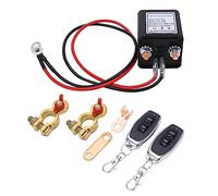 Batterie Trennschalter 12V, Batterietrennschalter Batterie Schalter mit 2 Fernbedienung Funkschalter Switch für Auto Wohnmobil LKW Boot Marine Verhindern 12V 250A