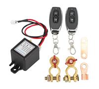 Batterie Trennschalter Auto, Batterietrennschalter Ferngesteuert Funk Autobatterie Schalter mit Fernbedienung Stromunterbrechungs Schalter Kupferanschluss für Automobile 12V20 (12V120A)