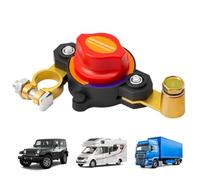 Batterie-Trennschalter Doppelkopf, 5 Gänge, Stromklemmen-Trennschalter | Kfz-Stromregelknopf für Offroad, Overlanding, Fahren, Reisen, LKW, Limousine, Wohnmobil, Anhänger, Traktor, Kraftfahrzeug