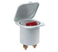 Batterie-Trennschalter Mit Abziehschlüssel 275A, Wasserdichter Isolatorschalter Für 6V/12V/24V/32V Systeme, Unterbrecher Für Marine, RV Und Off-Grid Anwendungen, Weiß