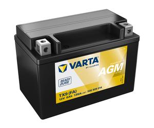 Batterie VARTA TX9 (FA) / YTX9-BS Powersports AGM Active, 12V/8Ah/CCA:135A (151x87x106mm)