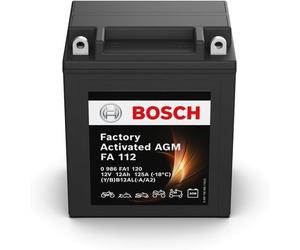 Batterie YB12AL-A2 Versiegelt Bosch FA112 Peugeot Satelis Kompressor 125 2006-12
