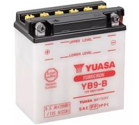 YUASA YB9-B Motorradbatterie ohne Batteriesäure