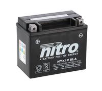 NITRO YTX12-BS GEL -N- YTX12-BS Gel AGM Geschlossen, Schwarz, Größe NA