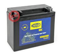 Batterie YTX20-BS Marelli Versiegelt Harley Davidson FXEF Fat Bob 1340 1979-1981