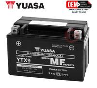 Batterie YTX9-BS Yuasa Original Versiegelt Kawasaki Ninja SX 1000 2020-2024