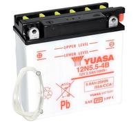 Batterie YUASA 12N5.5-4B (DC) offen ohne Saeure, 12V/5,5Ah/CCA:55A (137x61x131mm)