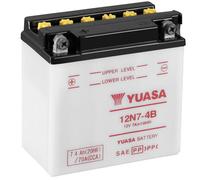 Batterie YUASA 12N7-4B (DC) offen ohne Saeure, 12V/7Ah/CCA:70A (135x75x133mm)