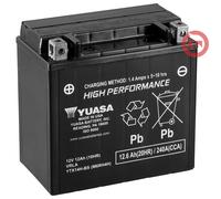 YUASA BATTERIE YTX14H-BS AGM offen mit Saeurepack HP