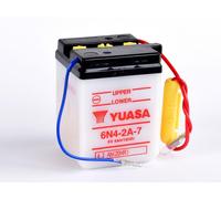 Batterie YUASA 6N4-2A-7 (DC) offen ohne Saeure, 6V/4Ah/CCA:A (71x71x96mm)