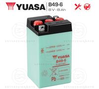 YUASA Konventioneller YUASA Akku ohne Säurepack - B49-6