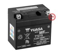 Batterie YUASA TTZ7S = YTZ7S 12V 6Ah Vorinstalliert Kymco People 50 2006 2007