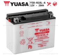 YUASA Y50-N18L-A DC 12V 21,1Ah/C20 - 240A (EN) Motorradbatterie