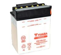 Batterie YUASA YB14A-A1 (DC) offen ohne Saeure, 12V/14Ah/CCA:175A (134x89x176mm)