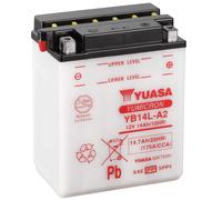 Batterie YUASA YB14L-A2 12V 14AH Kawasaki Ex 500 1987 1988 1989 1990 1991 1992