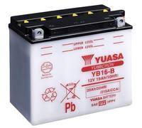 Batterie YUASA YB16-B (DC) offen ohne Saeure, 12V/19Ah/CCA:215A (175x100x155mm)