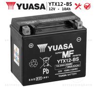 Batterie Yuasa YTX12-BS Versiegelt 12V 10Ah Honda VFR 800 Fi 1998-2000
