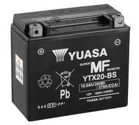 YUASA YTX20-BS Motorradbatterie 12V 18Ah AGM VRLA wartungsfrei