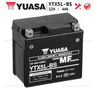 Batterie Beta RR 125 AC Enduro ZD3E2001 Bj. 2014 YUASA YTX5L-BS AGM geschlossen