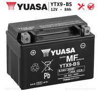 Batterie Yuasa YTX9-BS Sigilliert 12V 8Ah Kawasaki Ninja SX 1000 2020-2024