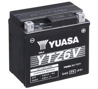 12V 5Ah 90A Yuasa YTZ6V / YTZ6V-BS AGM Motorradbatterie