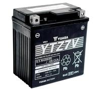 12V 6Ah 105A Yuasa YTZ7V / YTZ7V-BS AGM Motorradbatterie
