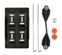 Batteriefachhalterung - verstellbare Basis-Montageschale, langlebiger Batteriehalter | Kfz-Batterieunterstützung für LKW, Wohnmobil, Boot, Marine, robuste Modifikation und sichere Installation für meh