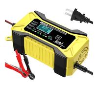 Batteriehalter für Auto, 12 V - intelligentes Gerät kompakt | Kfz-Ausrüstung mit digitalem Display, Spannungskontrolle, thermischer Schutz für Motorräder, Schiffe, LKW, Autos