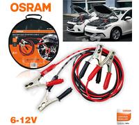 Batteriekabel 150A Starter Osram Mit Klemmen Für Auto Und Motorrad 6V 12V 2,5M