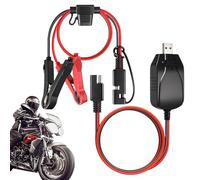 Batterieladegerät für Motorrad, 12 V USB, Smart Maintainer Power, Motorrad-Akku-Ladegerät, für Boot, Marine, Auto, Outdoor, Automobil, Anhänger, Wohnmobil, ATV, Traktor