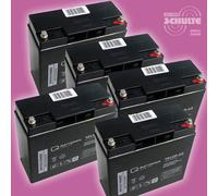 Q-Batteries 12LCP-23 / 12V - 23Ah Blei Akku Zyklentyp AGM - Deep Cycle VRLA Schraubanschluss M5