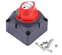 Batterieschalter 12V Batterie Trennschalter Hauptschalter 300A ON-Off Stromschalter für Motorrad Auto LKW Boot Jacht Wohnwagen KFZ (1PCS)