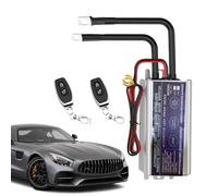 Batterieschalter - Fernbedienung 12V | Batterie Trennschalter Fernbedienung - Auto Hauptschalter Funk - Diebstahlschutz Auslaufschutz Stromunterbrecher Mit 2 Funkfernbedienungen