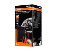 OSRAM BATTERYjumpstart 1000TI, Starthilfe Powerbank, Lithium-Starthilfegerät und Reifenfüller, für 12V-Fahrzeuge mit bis zu 5.0L Benzin- und 3.0L Dieselmotoren, Black