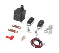 Batterietrennschalter 12V Messing Kontakte Fernbedienung | 200A Dauerlast, 360A Startstrom, 12V System, ferngesteuert, schützt vor Tiefentladung