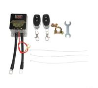 Batterietrennschalter 200a 12v Mit Fernbedienung Für Auto Lkw Boot Masseschalter Stromunterbrecher Isolator Schwarz Einbau