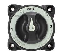 Batterietrennschalter, 500A 3-Positionen Batterie Hauptschalter Trennschalter für Auto Fahrzeug RV und Marine Boot, IP66 Wasserdicht Batterie Hauptschalter Trennschalter