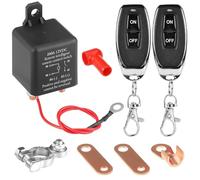 Batterietrennschalter DC12V 200A, Funkschalter mit Fernbedienung, Autobatterieschalter, Fernbatterie Trennschalter, Kfz-Batterietrennschalter für Automobile RV Boot Wasserpumpe Batterie Trennrelais